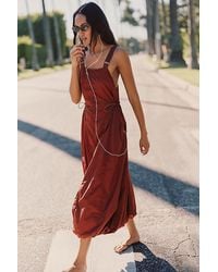 Daily Practice - Bubble-Hem Midi Dress - Lyst