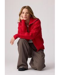 Varley - Enrico Zip-Front Knit Jacket - Lyst