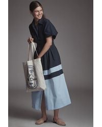 Exquise - The Tobie Button-Front Pleated Shirt Dress By - Lyst