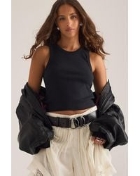 By Anthropologie - The Rib City Racer Tank Top - Lyst