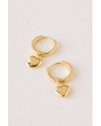 Enamel Copenhagen - Amore Huggie Hoop Earrings - Lyst