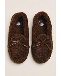 By Anthropologie - Sherpa Moccasin Slippers - Lyst