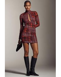 AFRM - Mock-Neck Cutout Mini Dress - Lyst