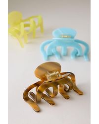 Anthropologie - Assorted Resin Claw Clips, Set Of 3 - Lyst