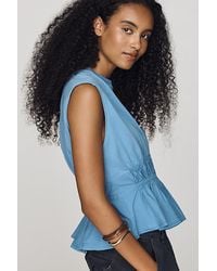Pilcro - Cotton Waisted Muscle Top - Lyst