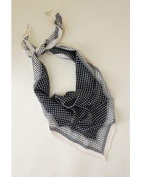 By Anthropologie - Polka Dot Triangle Headscarf - Lyst