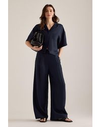 SELECTED - Lyra Boxy Linen-Blend Shirt - Lyst
