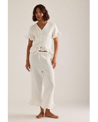 Meeka - Remi Frill Pyjama Bottoms - Lyst