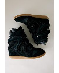 Bronx - Jaeyy Suede Wedge Trainers - Lyst