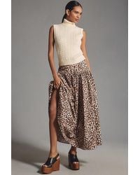 Mare Mare - X Anthropologie Basque-Waist Maxi Skirt - Lyst