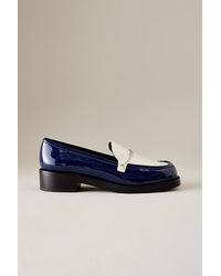 Charles & Keith - Two-tone Patent Faux Leather Loafers - Lyst