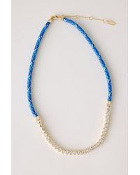 By Anthropologie - Corded Crystal Necklace - Lyst