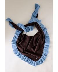 TBCo - 100% Wool Frill Triangle Scarf - Lyst