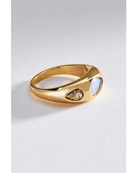 Anthropologie - Crystal Triad Ring - Lyst