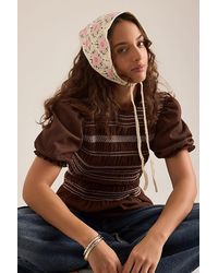 Anthropologie - Floral Crochet Headscarf - Lyst