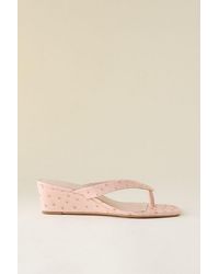 By Anthropologie - Wedge Thong Heels - Lyst