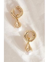 Anthropologie - Pearl Drop Earrings - Lyst