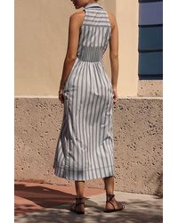 knee length dresses for ladies Sleeveless Rib Knit Midi Dress