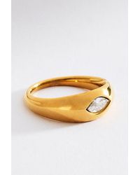 By Anthropologie - Crystal Marquise Ring - Lyst