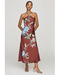 By Anthropologie - Halter Slip Midi Dress - Lyst
