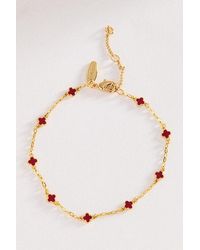 By Anthropologie - Clover Chain Wrap Bracelet - Lyst