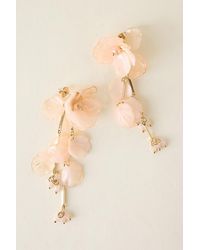By Anthropologie - Floral Drop Earrings - Lyst