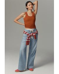 Pilcro - Icon Scoop-Neck Tank Top - Lyst
