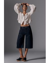 Pilcro - The Myra Low-Rise Carpenter Jeans By Cropped Barrel Edition - Lyst