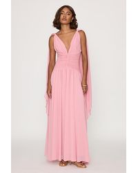 Mare Mare - Waisted Drape Maxi Dress - Lyst