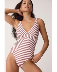 Sea Level - Scoop-Back One-Piece Swimsuit - Lyst
