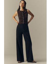 Maeve - The Colette Full-Length Wide-Leg Trousers By - Lyst