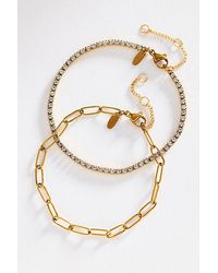 Anthropologie - Water-Resistant Tennis Bracelets, Set Of 2 - Lyst