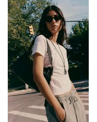 Pilcro - The Bennie Slim Crew Neck Cotton-Slub T-Shirt By - Lyst
