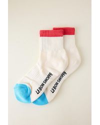 LE BON SHOPPE - Colourblock Girlfriend Socks - Lyst