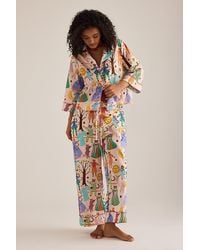 Karen Mabon - Cat Opera Long Pyjama Set - Lyst
