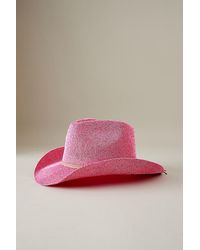 Anthropologie - Sparkle Straw Cowboy Hat - Lyst