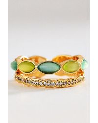 By Anthropologie - Gemstone Stacking Ring, Set Of 2 - Lyst
