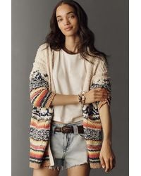 Pilcro - Longline Open-Front Cardigan - Lyst