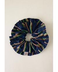 Damson Madder - Frill Pop Stripe Hair Scrunchie - Lyst
