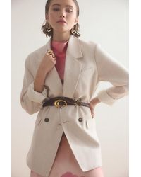 By Anthropologie - Oval Bubble Buckle Belt - Lyst