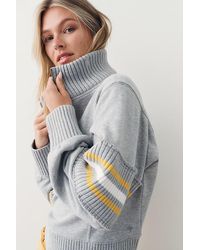 Daily Practice - Striped Half-Zip Jumper - Lyst