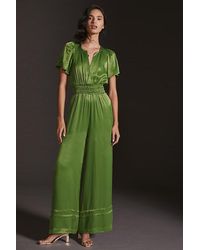 Anthropologie The Somerset Jumpsuit - Green