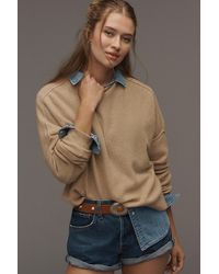 Pilcro - Alani Cashmere Mock Neck Jumper - Lyst