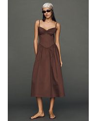 Mare Mare - Cotton A-Line Midi Dress - Lyst