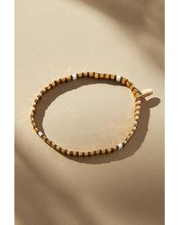 Anthropologie - Freshwater Pearl Beaded Chicklet Bracelet - Lyst