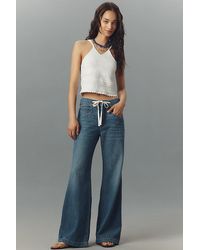 Pilcro - High-Rise Pull-On Flare Jeans - Lyst