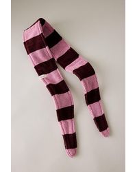 TBCo - Burgundy Stripe Terry Cotton Hair Tie - Lyst