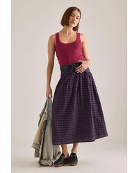 By Anthropologie - Ribbed Scoop Tank Top - Lyst