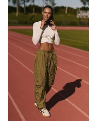 Daily Practice - Tapered Drawstring Parachute Trousers - Lyst