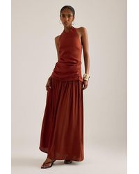 Faithfull the Brand - Tali Linen-Blend Drop-Waist Maxi Dress - Lyst